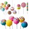 360 Pieces Cake Pop Sticks and Wrappers Ties Kit, Including 120ct 6-inch Paper Lollipop Sticks, 120ct Cake Pop Parcel Bags, 120ct Gold Twist Ties for Candy Making Packaging Supplies